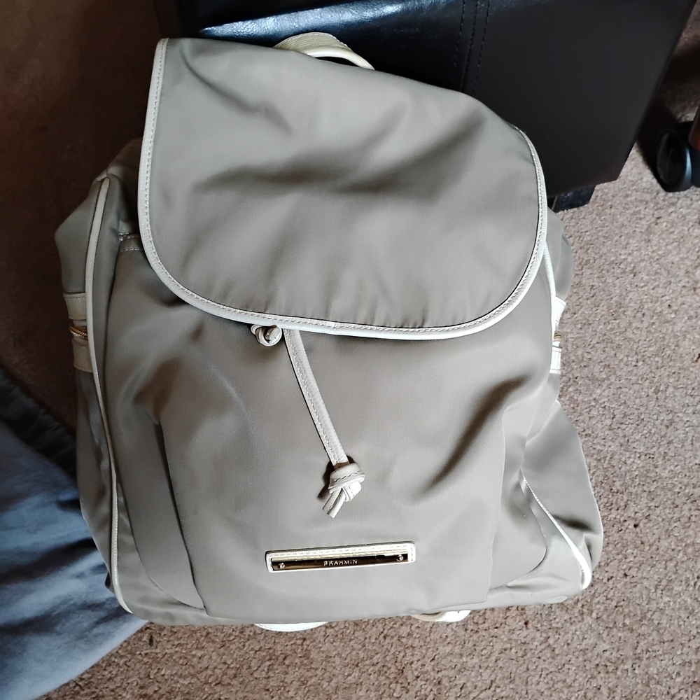 Brahmin Tan Travel Bag